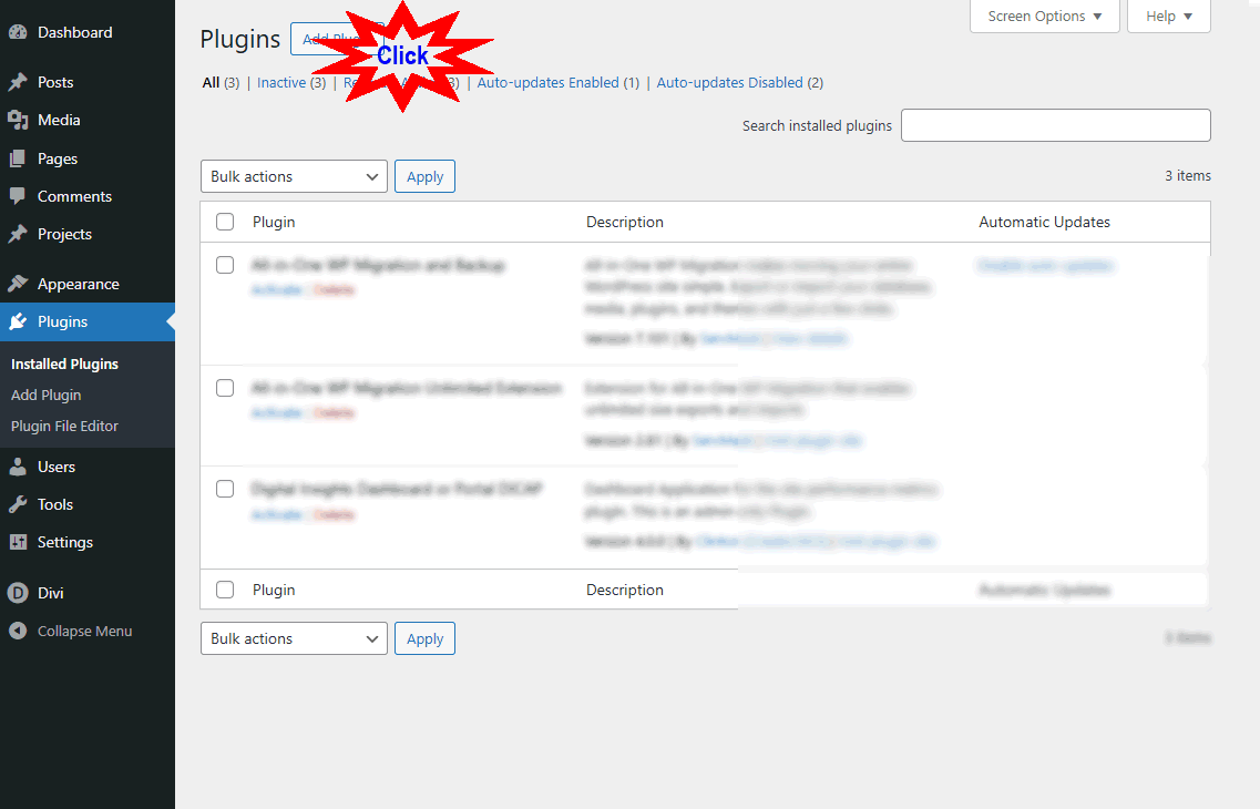 Steps to install the FAQ Magic Plugin