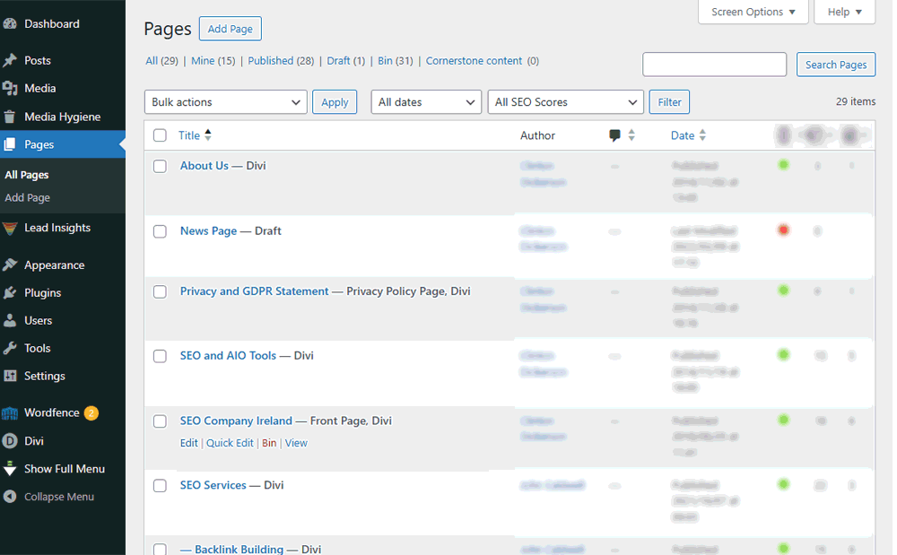 Adding a WebPage shema to the page